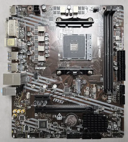 Photo de Carte Mère MSI A520M-A Pro (AM4) Micro ATX - S/N 601-7C96-120B2508090318 - ID 222718