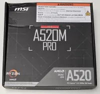 Photo de Carte Mère MSI A520M Pro (AM4) Micro ATX - SN 601-7D14-100B2407004151 - ID 214437