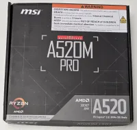 Photo de Carte Mère MSI A520M Pro (AM4) Micro ATX - SN 601-7D14-100B2407004152 - ID 214435