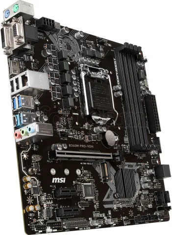 Photo de Carte Mère MSI B360M Pro-VDH (Intel LGA 1151 v2) Micro ATX