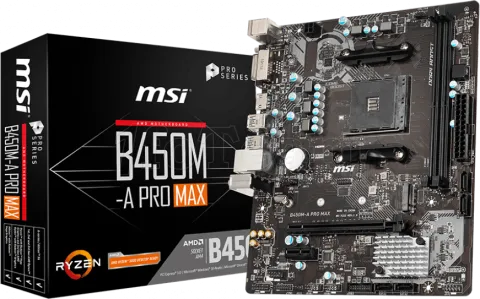 Photo de Carte Mère MSI B450M-A Pro Max (AM4) Micro ATX