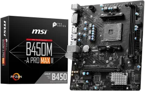 Photo de Carte Mère MSI B450M-A Pro Max II