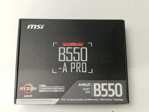 Photo de Carte Mère MSI B550-A Pro (AM4) - SN 601-7C56-190B2309003459 - ID 199128