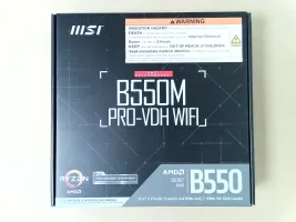 Photo de Carte Mère MSI B550M Pro-VDH WiFi (AM4) Micro ATX - SN 601-7C95-310B2510014475 - ID 223705