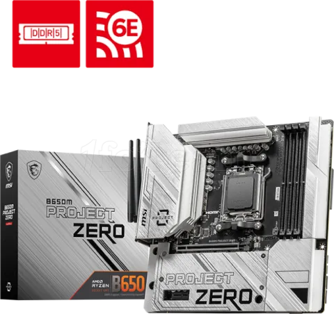 Photo de Carte Mère MSI B650M Project Zero (AM5) Micro ATX