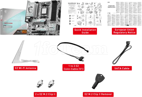 Photo de Carte Mère MSI B850M Gaming Plus WiFi (AMD AM5) Micro ATX
