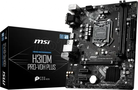 Photo de Carte Mère MSI H310M Pro-VDH Plus (Intel LGA 1151 v2) Micro ATX
