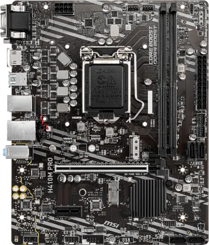 Photo de Carte Mère MSI H410M Pro (Intel LGA 1200) Micro ATX