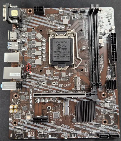 Photo de Carte Mère MSI H410M Pro VH (Intel LGA 1200) Micro ATX - SN 601-7C89-070B2103007892 - ID 188914