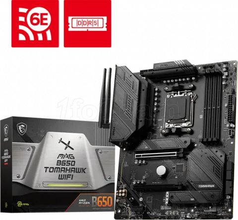 Photo de Carte Mère MSI Mag B650 Tomahawk WiFi (AM5)  ATX