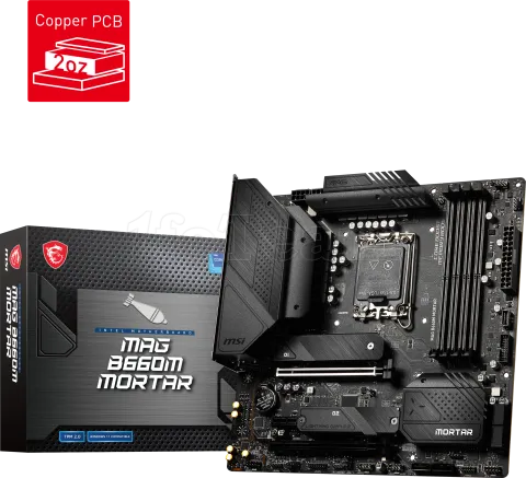 Photo de Carte Mère MSI Mag B660M Mortar DDR5 (Intel LGA 1700) Micro ATX