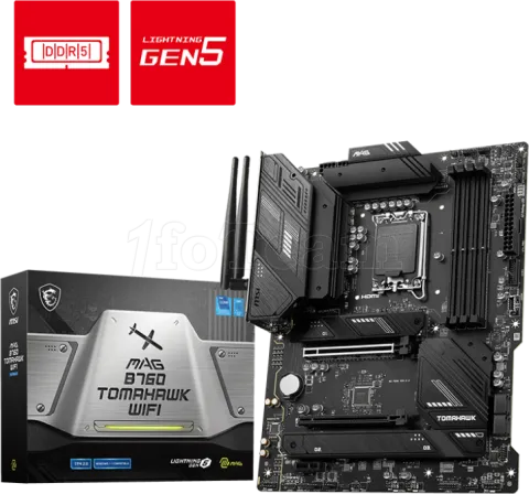 Photo de Carte Mère MSI Mag B760 Tomahawk Wifi DDR5 (Intel LGA 1700)