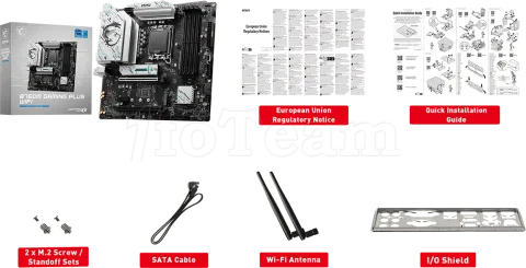 Photo de Carte Mère MSI Mag B760M Gaming Plus Wifi DDR5 (Intel LGA 1700) Micro ATX