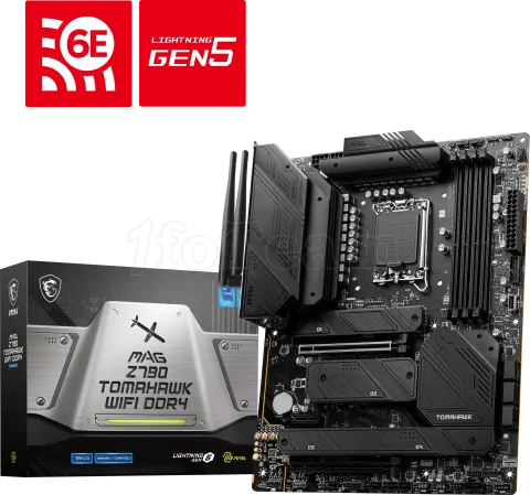 Photo de Carte Mère MSI Mag Z790 Tomahawk WiFi DDR4 (Intel LGA 1700)