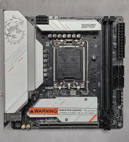 Photo de Carte Mère MSI MPG B760I Edge WiFi DDR5 (Intel LGA 1700) Mini ITX - S/N 601-7D40-050B2406003190 - ID 222708