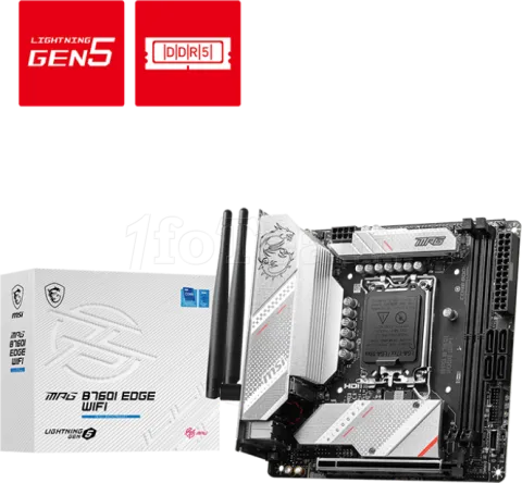 Photo de Carte Mère MSI MPG B760I Edge WiFi DDR5 (Intel LGA 1700) Mini ITX