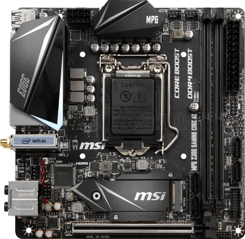Photo de Carte Mère MSI MPG Z390I Gaming Edge AC (Intel LGA 1151 v2) Mini ITX