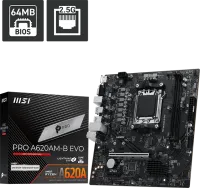Photo de Carte Mère MSI Pro A620M-B EVO (AM5) Micro ATX