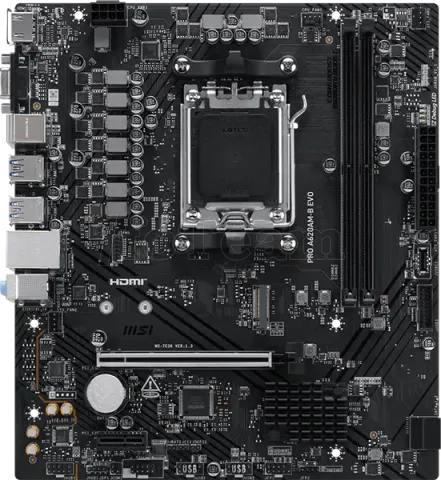Photo de Carte Mère MSI Pro A620M-B EVO (AM5) Micro ATX