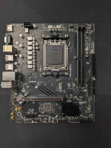 Photo de Carte Mère MSI Pro A620M-E (AM5) Micro ATX - S/N 601-7E28-010B2405000617 - ID 222669