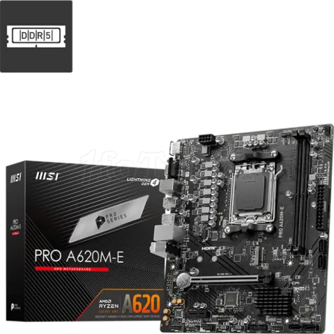 Photo de Carte Mère MSI Pro A620M-E (AM5) Micro ATX