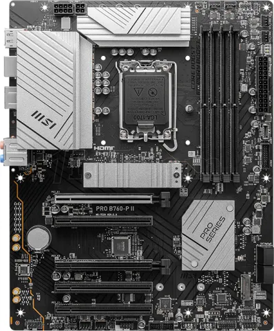 Photo de Carte Mère MSI Pro B760-P II (Interl LGA 1700)