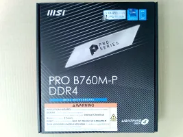 Photo de Carte Mère MSI Pro B760M-P DDR4 (Intel LGA 1700) Micro ATX - SN 601-7E02-020B2504001669 - ID 223802