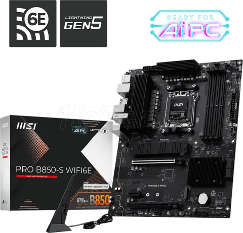 Photo de Carte Mère MSI PRO B850-S WiFi6E (AMD AM5)