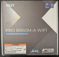 Photo de Carte Mère MSI Pro B860M-A WiFi (Intel LGA 1851) Micro ATX - S/N 601-7E42-010B2503003680 - ID 222702