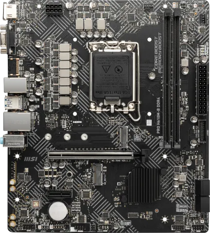 Photo de Carte Mère MSI Pro H610M-B DDR4 (Intel LGA 1700) Micro ATX