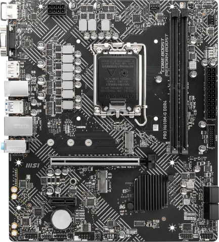 Photo de Carte Mère MSI Pro H610M-G DDR4 (Intel LGA 1700) Micro ATX