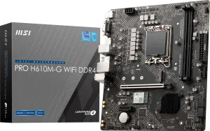 Photo de Carte Mère MSI Pro H610M-G DDR4 (Intel LGA 1700) Micro ATX