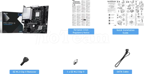 Photo de Carte Mère MSI PRO H810M-B (Intel LGA 1851) Micro ATX