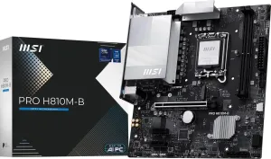Photo de MSI H810M-B (Intel LGA 1851)