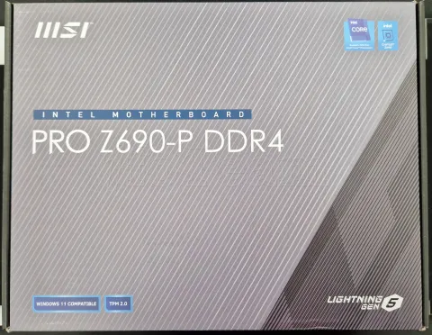 Photo de Carte Mère MSI Pro Z690-P (Intel LGA 1700) - SN 601-7D36-020B2203019846 - ID 189025
