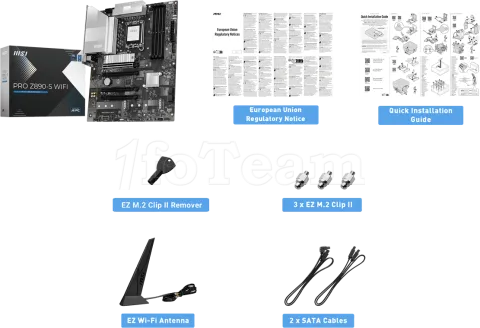 Photo de Carte Mère MSI Pro Z890-S WiFi (Intel LGA 1851)