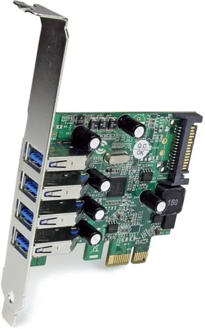 Photo de Carte PCI-Express Startech USB 3.0 - 4 ports externes
