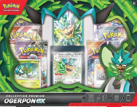 Photo de Carte Pokemon : Coffret Collection Premium Ogerpon-Ex (Fr)