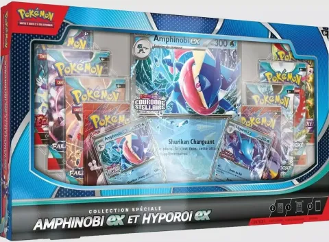 Photo de Carte Pokemon : Coffret Collection Speciale Amphinobi ex & Hyporoi ex (Fr)