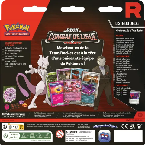 Photo de Carte Pokemon : Coffret de Combat de Ligue Novembre 2025 (Fr)
