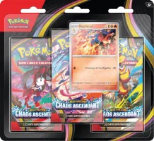 Photo de Carte Pokemon : ME04 Pack de 3 Boosters (Fr)
