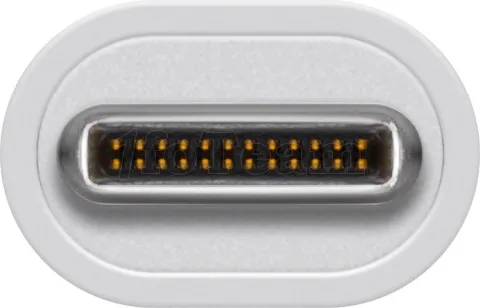 Photo de Carte Réseau Goobay USB Type C vers RJ45 Gigabit (Blanc)