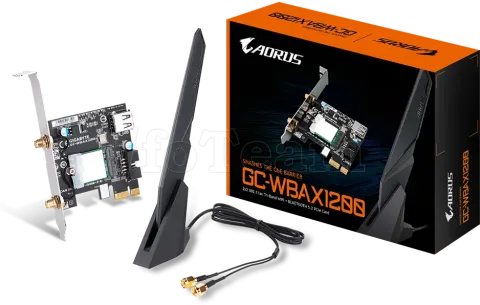 Photo de Carte Réseau PCI-Express Wifi & Bluetooth Gigabyte GC-WBAX1200 (AX1200)