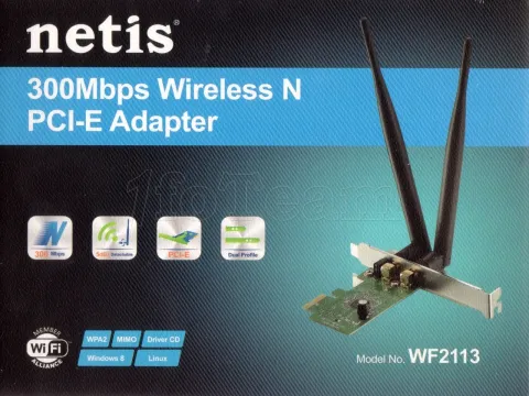 Photo de Carte Réseau PCI-Express WIFI Netis WF2113 (300N)
