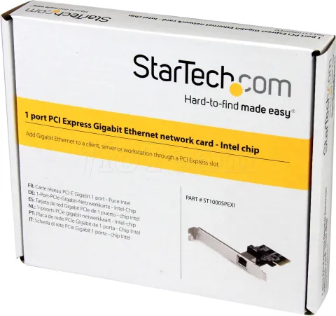 Photo de Carte Réseau PCIe RJ45 Startech ST1000SPEXI - Gigabit