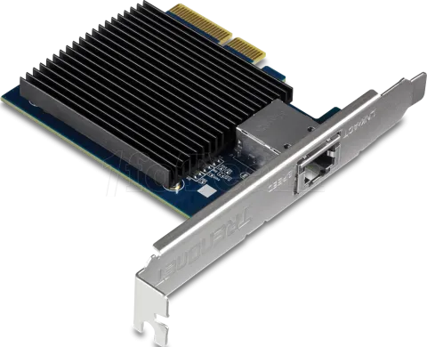 Photo de Carte Réseau PCIe RJ45 Trendnet TEG-10GECTX - 10Gbits/s