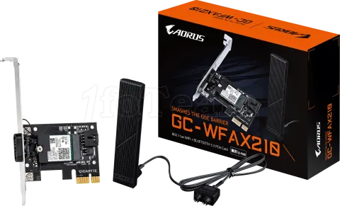 Photo de Carte Réseau PCIe WiFi 6E Gigabyte GC-WFAX210 (AX2400)