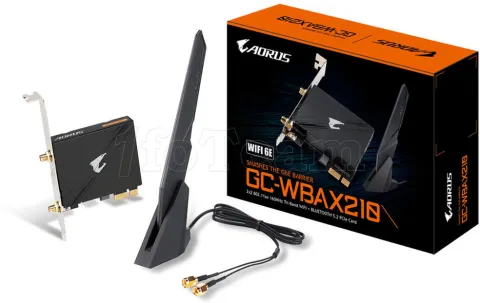 Photo de Carte Réseau PCIe WiFi/Bluetooth Gigabyte GC-WBAX210 (AX2000)