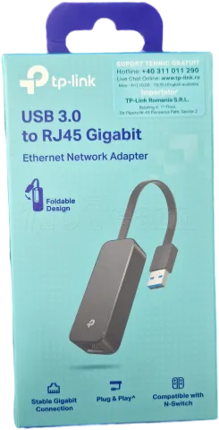 Photo de Carte Réseau USB 3.0 TP-Link UE306 vers RJ45 Gigabit (Noir) - SN 2232134004669 - ID 195740