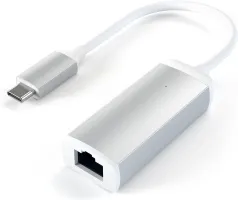 Photo de Carte Réseau USB 3.0 Type C Satechi vers RJ45 Gigabit (Argent)